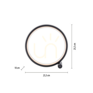 MINI RITUS asztali lámpa 15395-18 fekete 1xLED 8 MINI RITUS asztali lámpa 15395-18 fekete 1xLED small 8