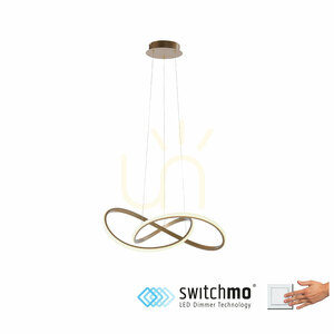 MARIA függőlámpa 15402-60 sárgaréz LED 3000 K 57 cm small 1