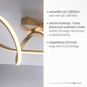 MARIA Plafond 15403-60 sárgaréz 1xLED 3 MARIA Plafond 15403-60 sárgaréz 1xLED small 3