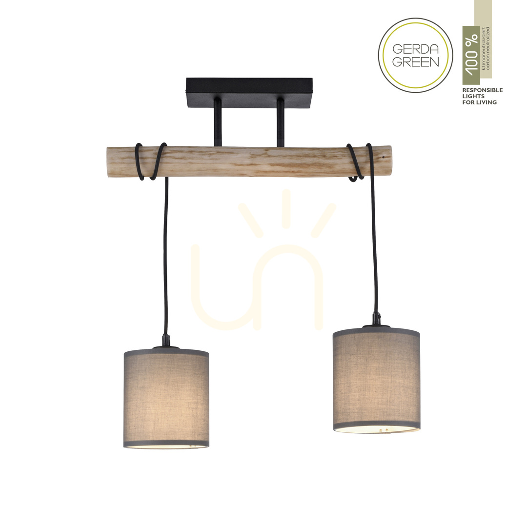 Kilátás Plafond GREEN TRIB 15782-29 Fa 2xE27 Plafond GREEN TRIB 15782-29 Fa 2xE27