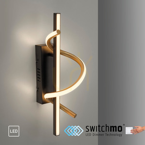 Fali lámpa EMANDA 19111-68 sárgaréz 1xLED small 12