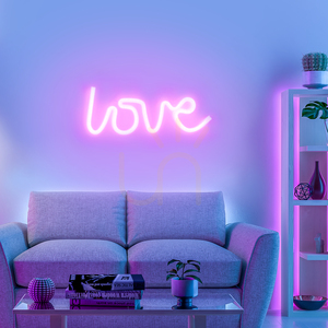 NEON-LOVE fali lámpa 85021-87 Rózsaszín 1xLED small 2