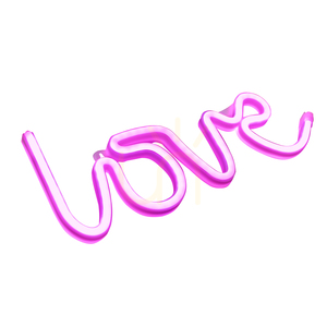 NEON-LOVE fali lámpa 85021-87 Rózsaszín 1xLED small 6