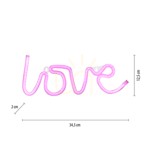 NEON-LOVE fali lámpa 85021-87 Rózsaszín 1xLED small 7