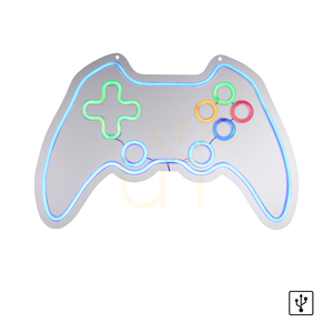 NEON-GAMER 85022-70 dekor LED panel, játékvezérlő, USB, 60 x 40 cm small 1