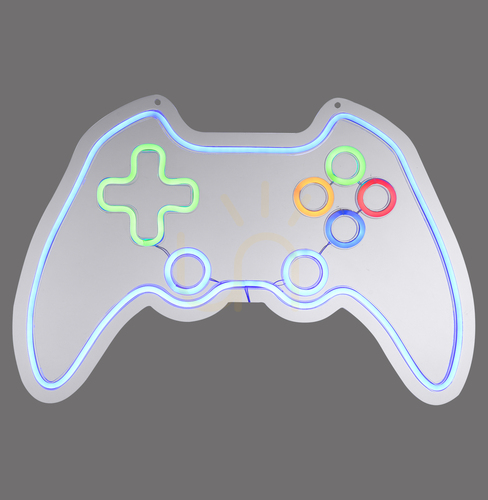 Jelölje be NEON-GAMER 85022-70 dekor LED panel, játékvezérlő, USB, 60 x 40 cm