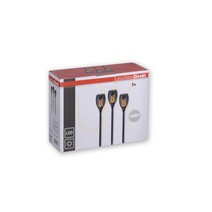 FACKEL-SOL kerti lámpa 19106-18-3 Fekete 1xLED. small 10
