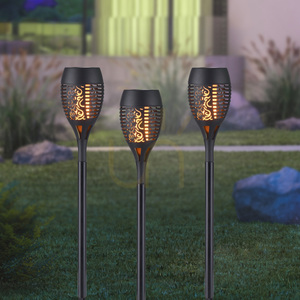 FACKEL-SOL kerti lámpa 19106-18-3 Fekete 1xLED. small 2