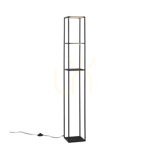 Paul Neuhaus CONNI 401-18 polcos állólámpa, fekete, 140 cm, 3000 K small 1
