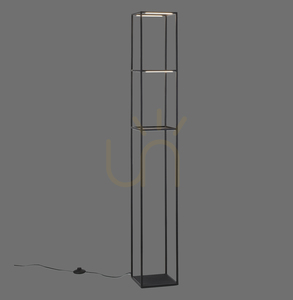 Paul Neuhaus CONNI 401-18 polcos állólámpa, fekete, 140 cm, 3000 K small 0