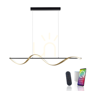 Q-SWING függőlámpa 2385-13 sárgaréz 1xLED small 1
