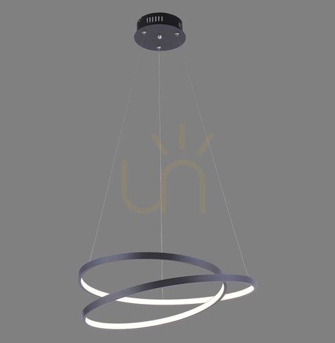 Jelölje be ROMAN 2472-18 függőlámpa, fekete, Ø 55 cm, LED 32 W, 2350 lm, 3000 K, Simply Dim szabályozható