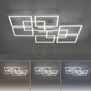 Plafond Q-INIGO 6015-55 Silver 8xLED ezüst small 5