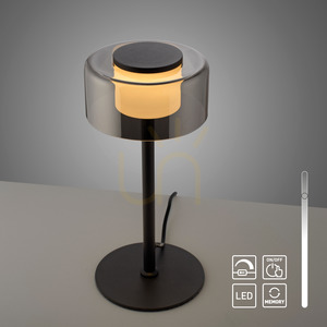RIKA asztali lámpa 4110-18 Fekete 1xLED 13 RIKA asztali lámpa 4110-18 Fekete 1xLED small 13