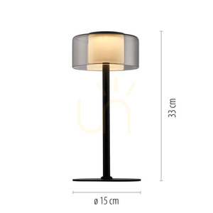 RIKA asztali lámpa 4110-18 Fekete 1xLED 8 RIKA asztali lámpa 4110-18 Fekete 1xLED small 8