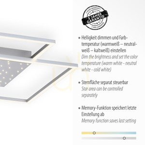 Plafond YUKI 6024-55 Ezüst 3xLED 3 Plafond YUKI 6024-55 Ezüst 3xLED small 3