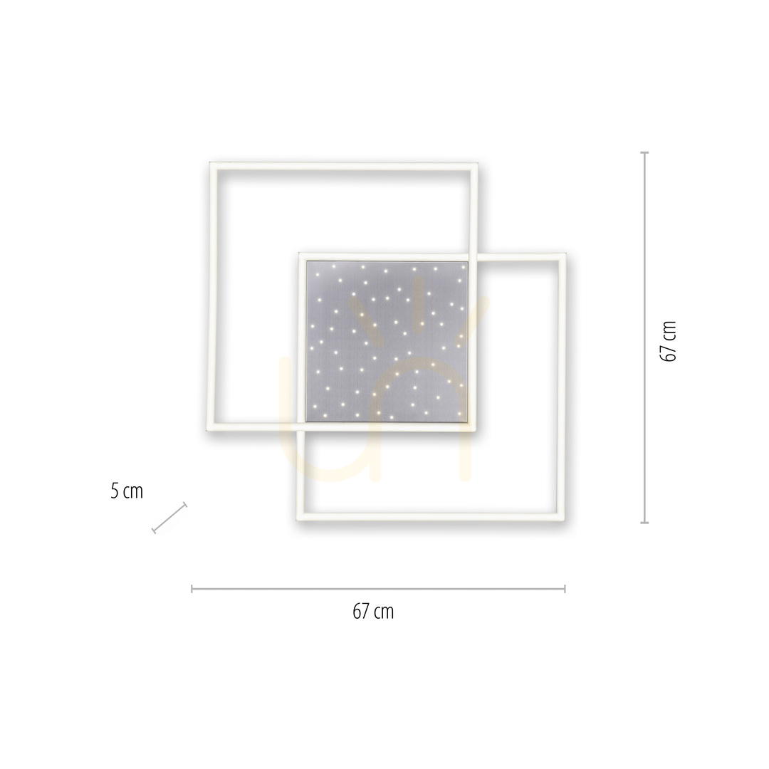 Előnézet Plafond YUKI 6024-55 Ezüst 3xLED Plafond YUKI 6024-55 Ezüst 3xLED