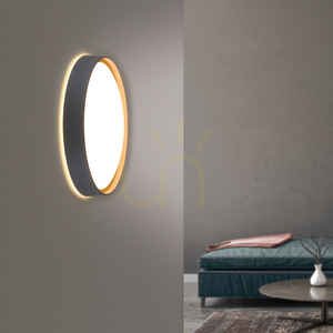Plafond Q-EMILIA 6118-15 Szürke 1xLED small 9