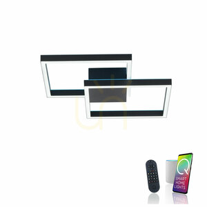 Plafond Q-MARKO 6144-18 fekete 2xLED 1 Plafond Q-MARKO 6144-18 fekete 2xLED small 1