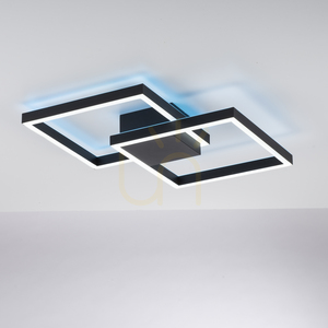 Plafond Q-MARKO 6144-18 fekete 2xLED 10 Plafond Q-MARKO 6144-18 fekete 2xLED small 10