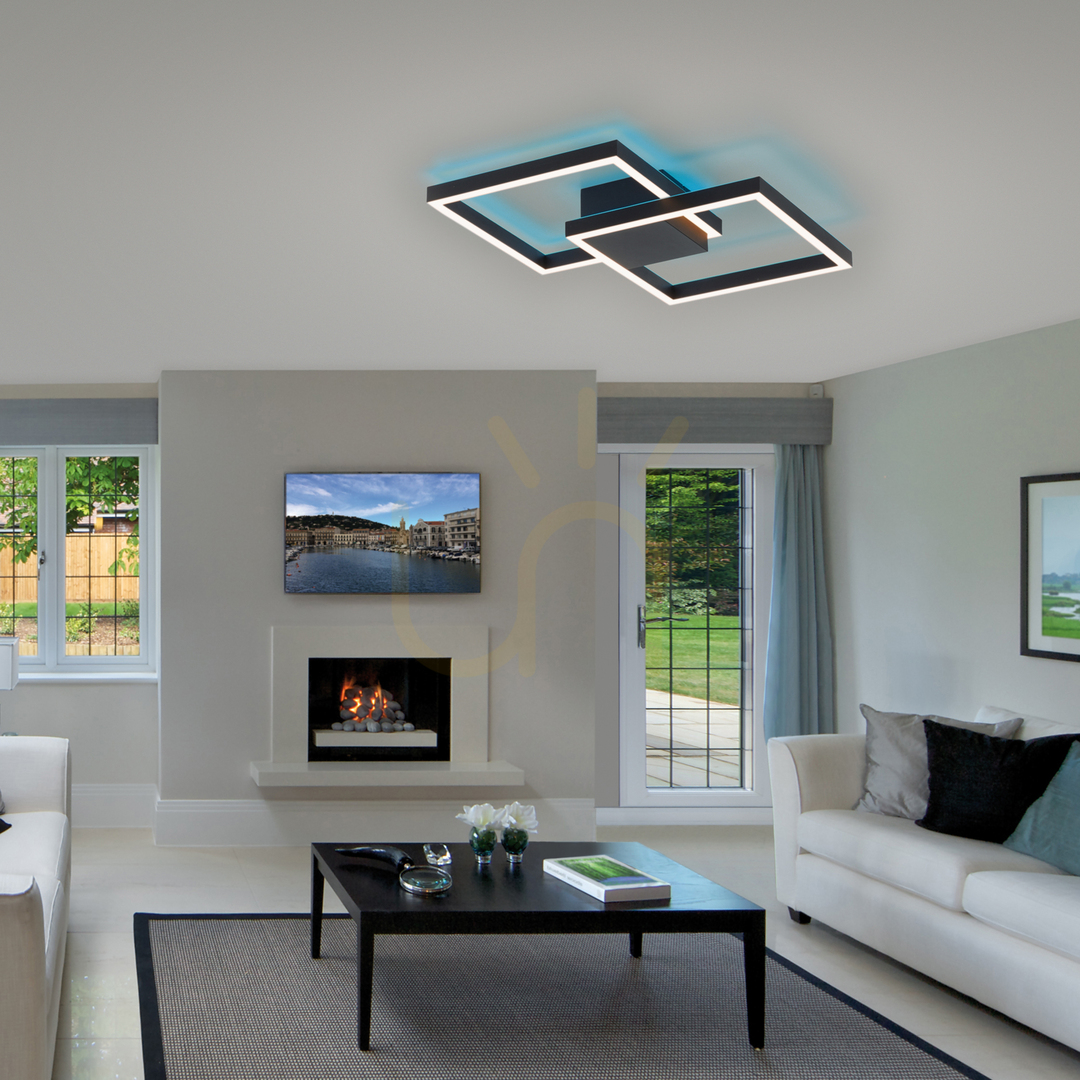 Előnézet Plafond Q-MARKO 6144-18 fekete 2xLED Plafond Q-MARKO 6144-18 fekete 2xLED