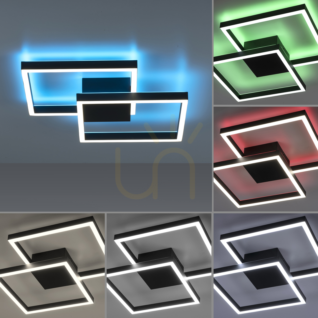 Előadás Plafond Q-MARKO 6144-18 fekete 2xLED Plafond Q-MARKO 6144-18 fekete 2xLED