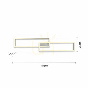 Plafond PAAN 6231-55 Ezüst 2xLED 7 Plafond PAAN 6231-55 Ezüst 2xLED small 7