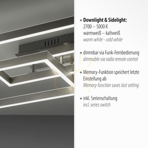 Plafond PAAN 6232-55 Ezüst 2xLED 3 Plafond PAAN 6232-55 Ezüst 2xLED small 3