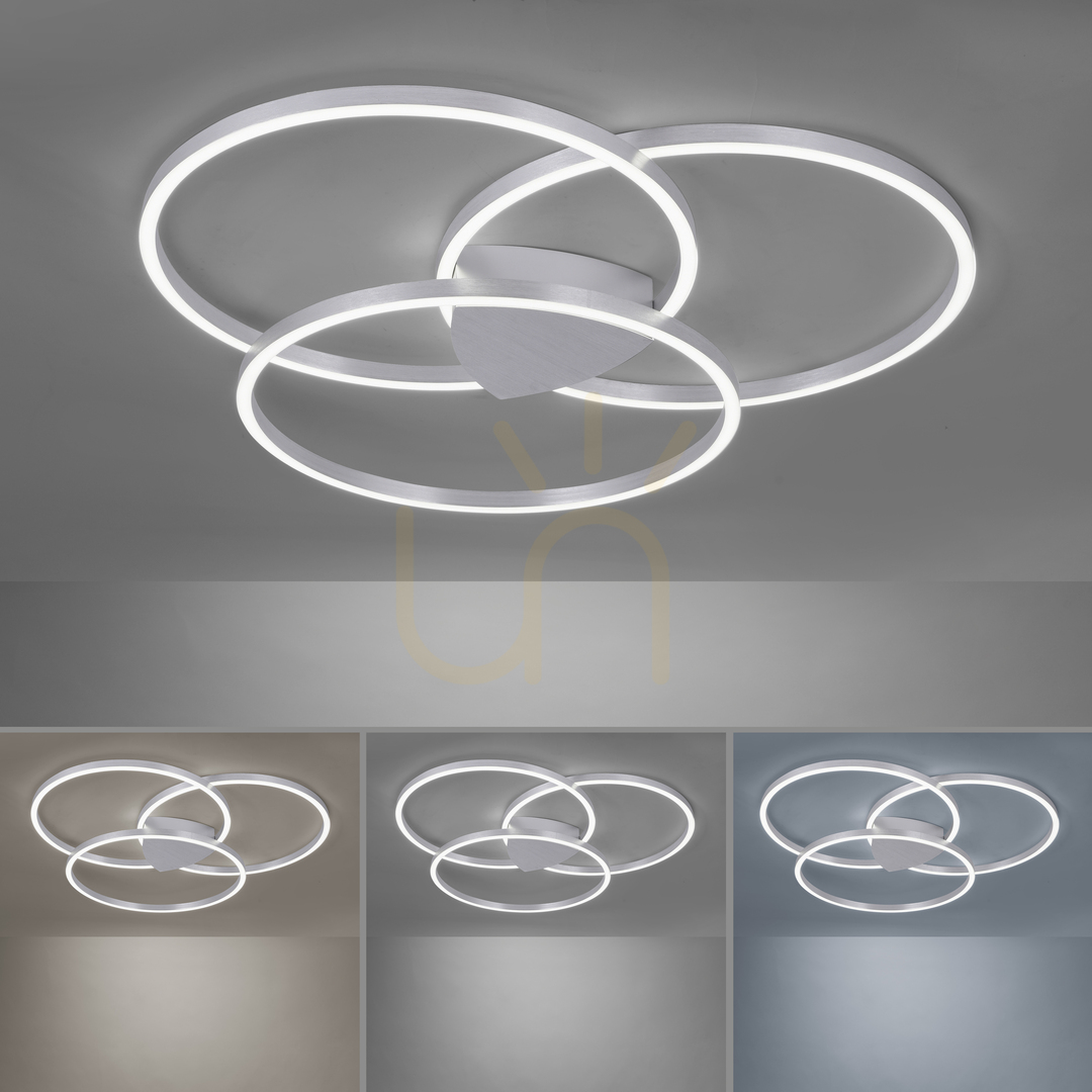 Előadás Q-KATE plafond 6579-95 Ezüst 3xLED Q-KATE plafond 6579-95 Ezüst 3xLED