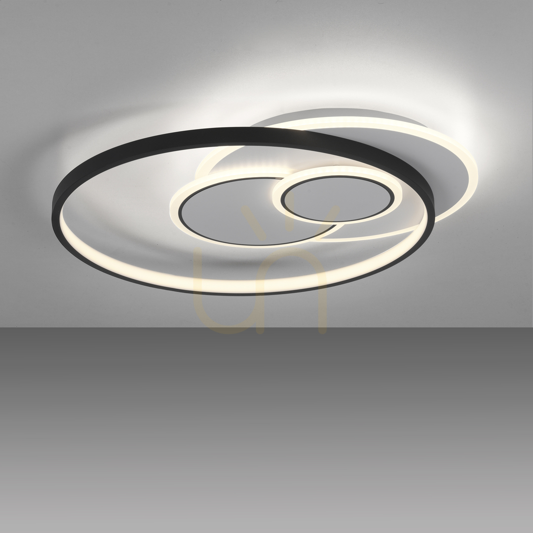 Jelölje be Plafond MAILAK 6392-16 fekete 4xLED Plafond MAILAK 6392-16 fekete 4xLED