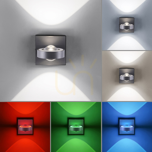 Q-MIA fali lámpa 9185-13 Antracit 4xLED small 4