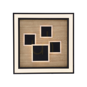 Paul Neuhaus ELIZA 6283-79 LED mennyezeti lámpa fekete, olajozott tölgyfával, 48 × 48 cm small 14