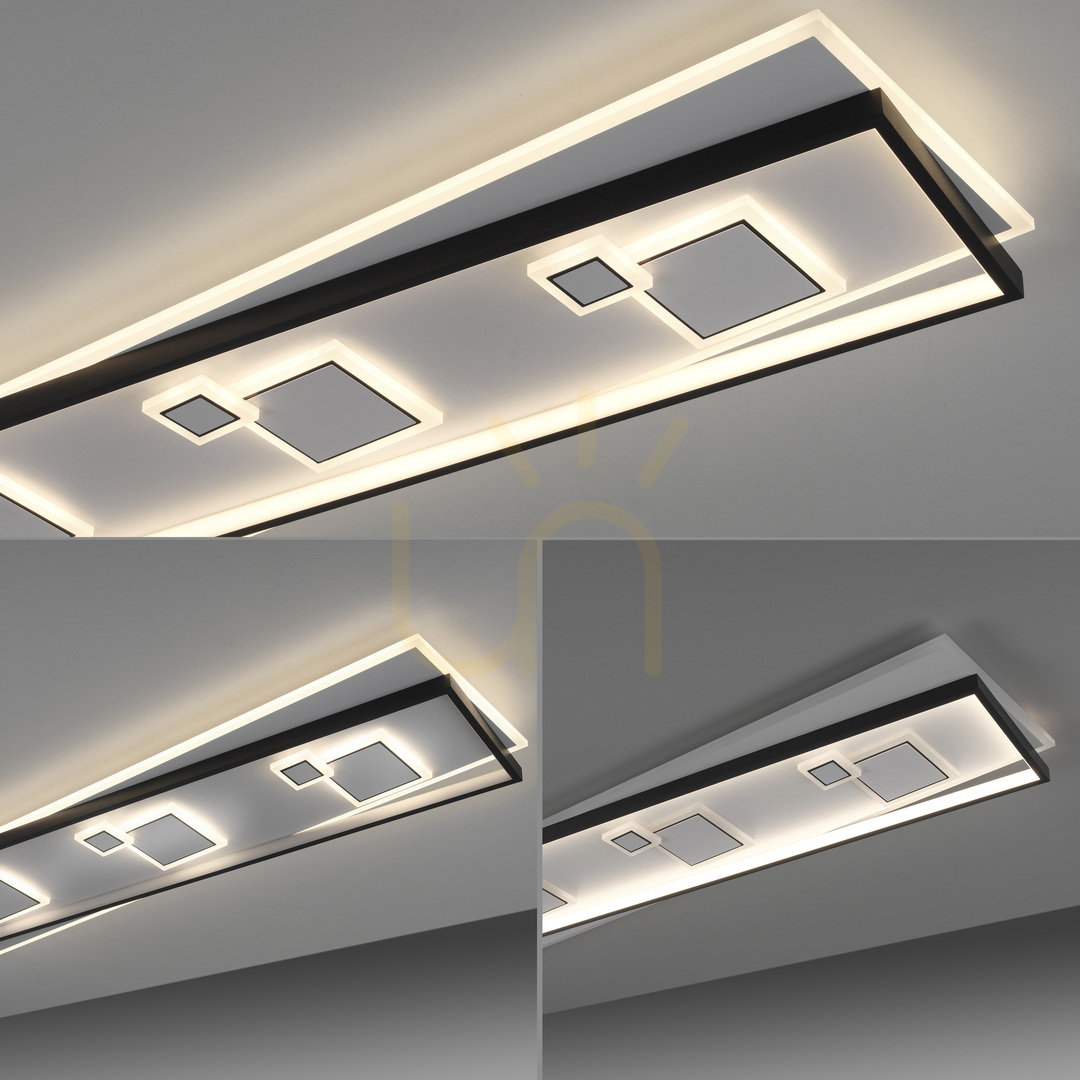 Kijelző Plafond MAILAK 6391-16 fekete 8xLED Plafond MAILAK 6391-16 fekete 8xLED