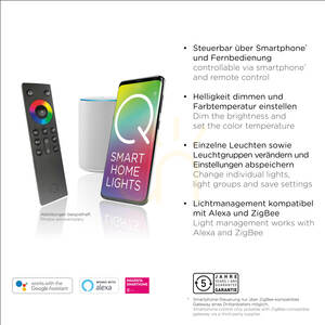 Paul Neuhaus Q-KATE 6589-95 LED mennyezeti lámpa, acélszínű, 96,4 cm, 42 W small 3