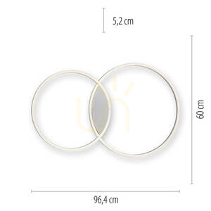 Paul Neuhaus Q-KATE 6589-95 LED mennyezeti lámpa, acélszínű, 96,4 cm, 42 W small 7