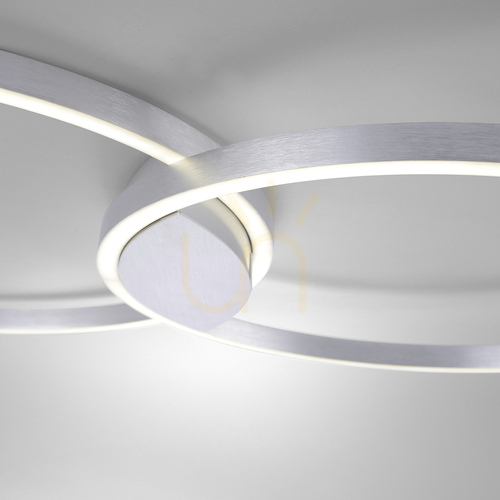 Jelölje be Paul Neuhaus Q-KATE 6589-95 LED mennyezeti lámpa, acélszínű, 96,4 cm, 42 W