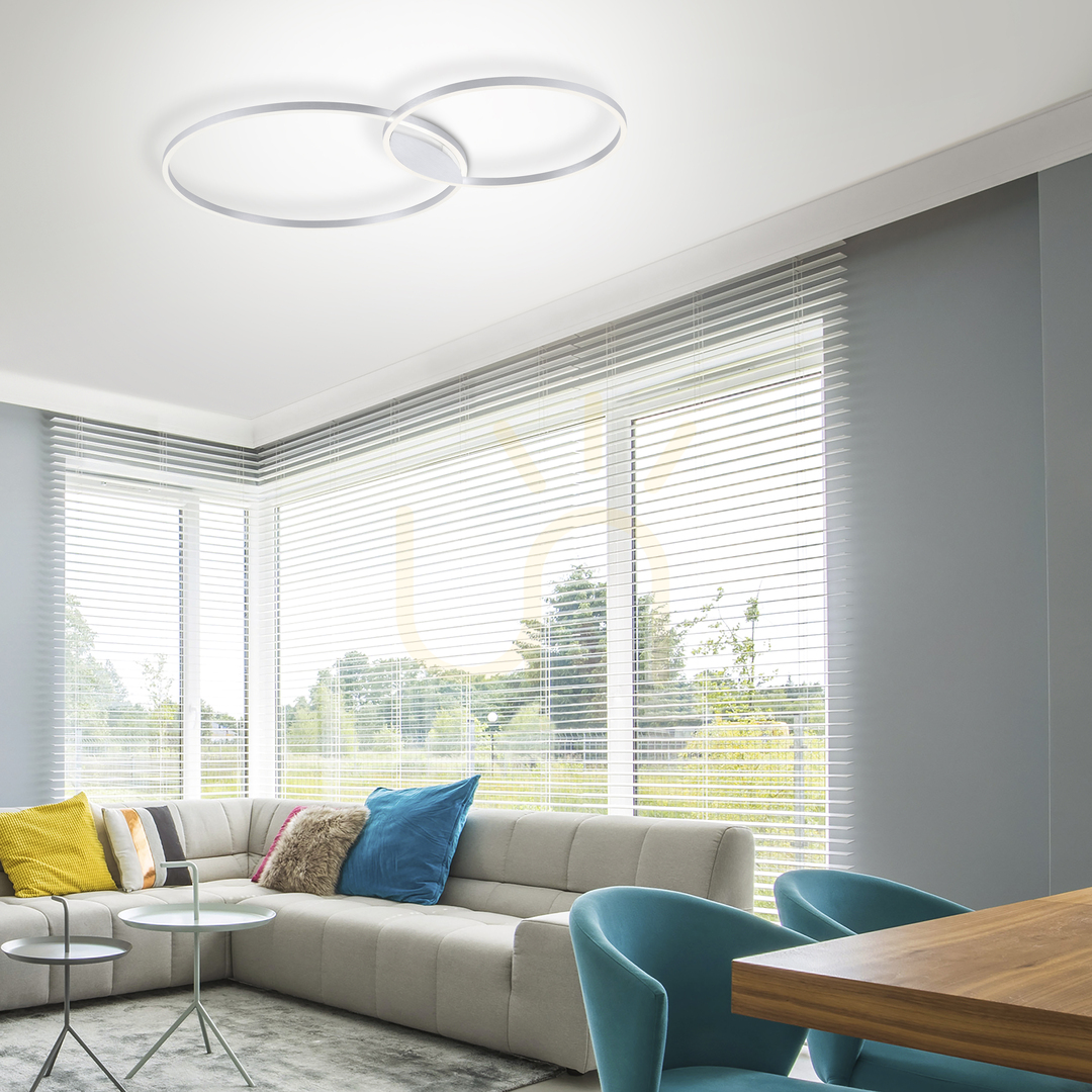 Előnézet Q-KATE Plafond 6590-95 Silver 2xLED ezüst Q-KATE Plafond 6590-95 Silver 2xLED ezüst