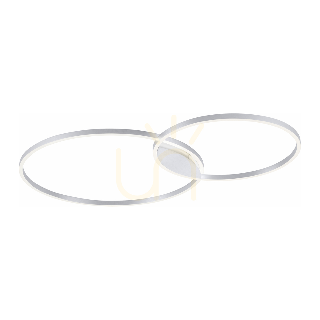 Kilátás Q-KATE Plafond 6590-95 Silver 2xLED ezüst Q-KATE Plafond 6590-95 Silver 2xLED ezüst