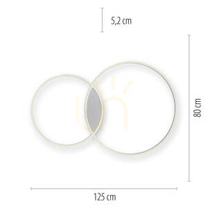 Q-KATE Plafond 6590-95 Silver 2xLED ezüst 7 Q-KATE Plafond 6590-95 Silver 2xLED ezüst small 7