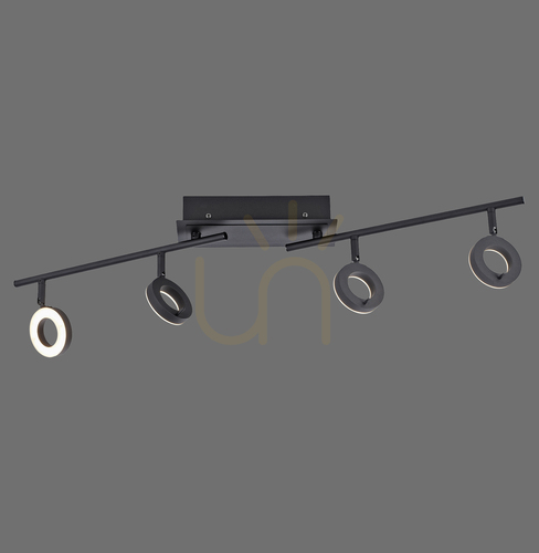 Jelölje be SILEDA Plafond 6786-13 fekete 4xLED