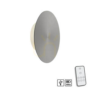 AKKU-PUNTUA fali lámpa 8152-15 szürke 1xLED 1 AKKU-PUNTUA fali lámpa 8152-15 szürke 1xLED small 1