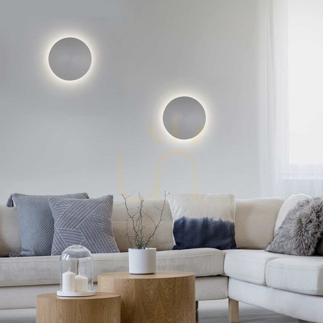 Előnézet AKKU-PUNTUA fali lámpa 8152-15 szürke 1xLED AKKU-PUNTUA fali lámpa 8152-15 szürke 1xLED