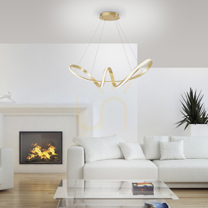 MELINDA 8292-12 LED függeszték, arany, 91 × 35 cm, 45 W, 5400 lm, 3000 K, Simply Dim small 2