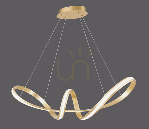 Jelölje be MELINDA 8292-12 LED függeszték, arany, 91 × 35 cm, 45 W, 5400 lm, 3000 K, Simply Dim