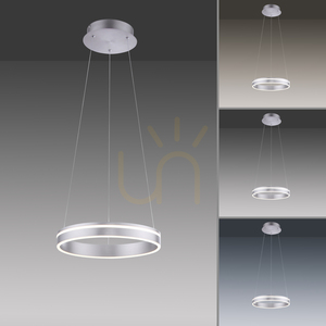 Q-VITO függőlámpa 8410-55 ezüst LED Ø 40 cm távirányítóval small 5