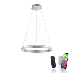 Q-VITO függőlámpa 8411-55 ezüst 1xLED small 1