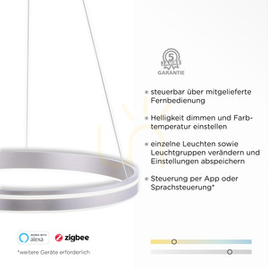 Q-VITO függőlámpa 8411-55 ezüst 1xLED small 3