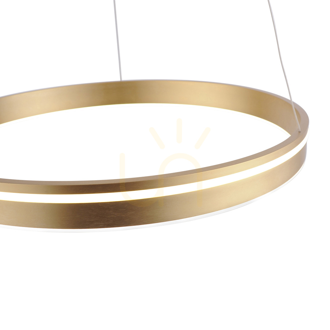 Kijelző Paul Neuhaus Q-VITO 8411-60 LED függeszték, matt sárgaréz, Ø 59 cm Paul Neuhaus Q-VITO 8411-60 LED függeszték, matt sárgaréz, Ø 59 cm