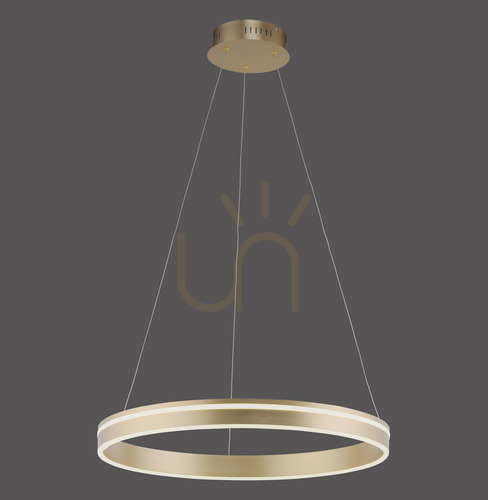 Jelölje be Paul Neuhaus Q-VITO 8411-60 LED függeszték, matt sárgaréz, Ø 59 cm