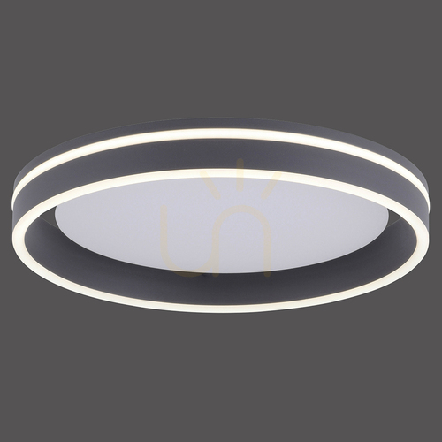 Jelölje be Q-VITO 8414-13 LED mennyezeti lámpa 40 cm 33 W 2700–5000 K ZigBee antracit